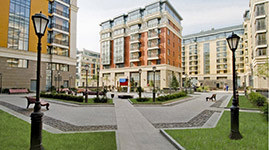 Elite residential complex now serving "Four Suns" in Moscow