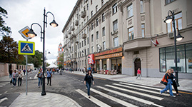 Pyatnitskaya Street, in August 2014, Moscow