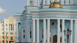 The territory of the Cathedral, Saransk