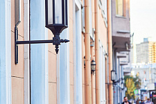 Sconces on Tverskoy Boulevard in Moscow