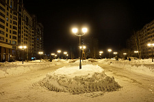 The lighting of the monument, Sergiev Posad, 2018