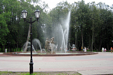 Landscaping the park area, Veliky Novgorod