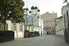 Historical lantern and-1 in Moscow