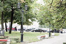 Obukhov area in St. Petersburg. 2017