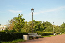 Saint Petersburg, Peterhof, square on Kalininskaya, 2025