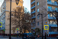 street lighting Tverskaya and Bolshaya Bronnaya, Moscow, 2018