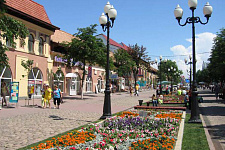 Pedestrianized street, Yeisk