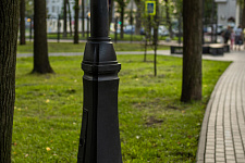 Landscaping lime Park in Moscow, 2018