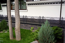 Fencing terrace and stairs to the customer from the Moscow region, 2019