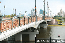 Lighting bridges Astana