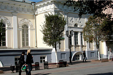 Sovetskaya street (pedestrian zone), in August 2009, Orenburg