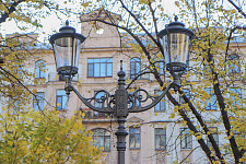 Smolenskyi skver, Saint-Petersburg. 2021