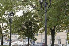 Obukhov area in St. Petersburg. 2017