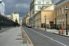 Historical lantern and-1 in Moscow