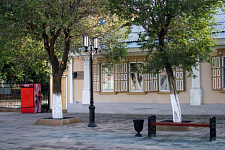 Sovetskaya street (pedestrian zone), in August 2009, Orenburg