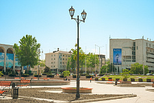 Lanterns, Bishkek, Kyrgyzstan, Government House Square, 2023