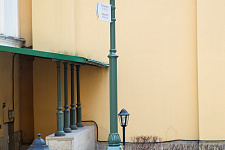 Information pointers in manor Derzhavins. Fontanka Embankment. St. Petersburg, 2020