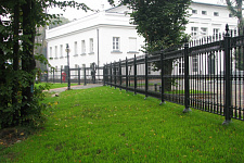 The territory of the hotel complex, in August 2011, the Kaliningrad region
