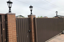 Private area in the Moscow region. 2019