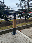 Wooden light pole St.77