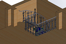Individual project iron stairs