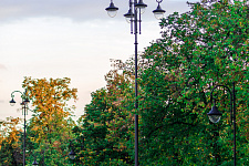Lights at the Exhibition Center, Moscow. 2015