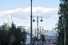 Cast-iron lanterns in Yekaterinburg