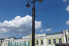 Reconstruction of the street. Lenin in Omsk