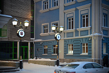 Lanterns with clock, Moscow. 2016