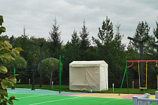 L-shaped support for the private customer in Omsk, 2020