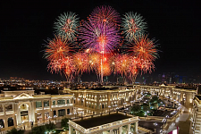 Alhazm - the largest shopping mall in Doha, Qatar, 2018
