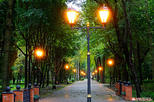 Landscaping of the park in Lipetsk