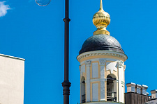 Historical lantern and-2 in Moscow, 2018