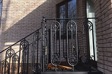 Iron staircase for a country house, Moscow, 2018