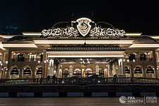 The opening of the casino in Sochi. 2017