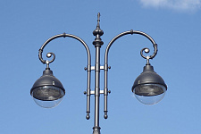 Cast-iron lanterns in Yekaterinburg