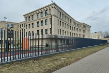 Gazprom School on Krestovsky Island in St. Petersburg
