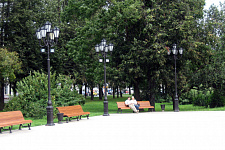 Landscaping the park area, Veliky Novgorod