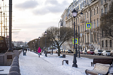Mytninskaya Embankment in St. Petersburg