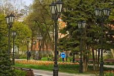 on streets improvement program and parks, Rostov-on-Don