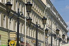 Malaya Sadovaya Street, in December 2009, St. Petersburg