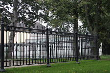 The territory of the hotel complex, in August 2011, the Kaliningrad region