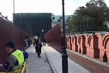Troitsky bridge in Moscow, 2019