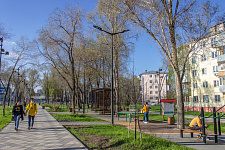 New square and boulevard in Samara, 2021
