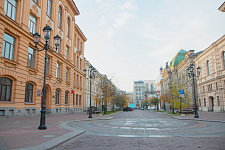 Solaynoy per,, Saint-Petersburg. 2021