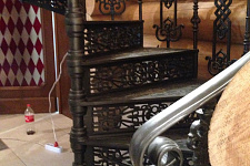 Individual project iron stairs