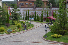 Landscaping in a private home in Almaty, Kazakhstan