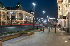 Reconstruction of the street. Lenin in Omsk
