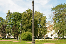 Saint Petersburg, Peterhof, square on Kalininskaya, 2025
