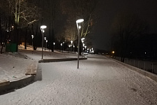 Reconstruction of the embankment along the street Schmidt in Shchelkovo, 2018